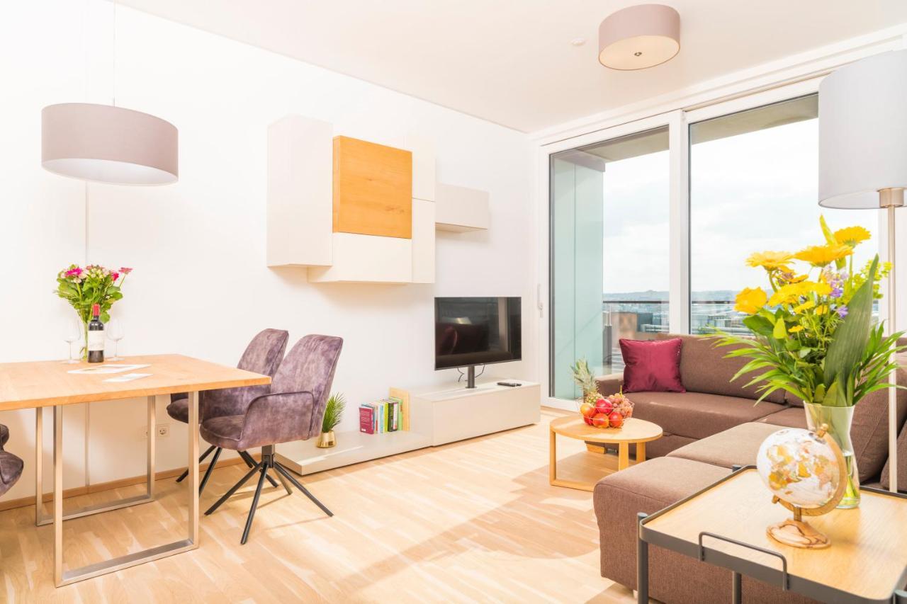 Triiiple Tower Dream Apartments With Rooftop-Summer-Pool Вена Экстерьер фото