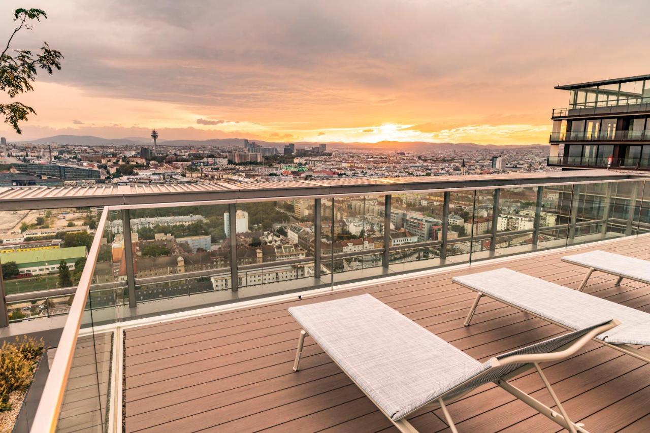 Triiiple Tower Dream Apartments With Rooftop-Summer-Pool Вена Экстерьер фото